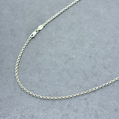 Chrome Hearts Roll Chain Necklace "Silver"