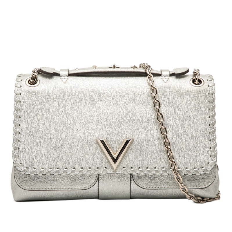 ルイ ヴィトン ヴェリーライン チェーン ショルダーバッグ M43201 アルジャン シルバー レザー レディース LOUIS VUITTON 【中古】