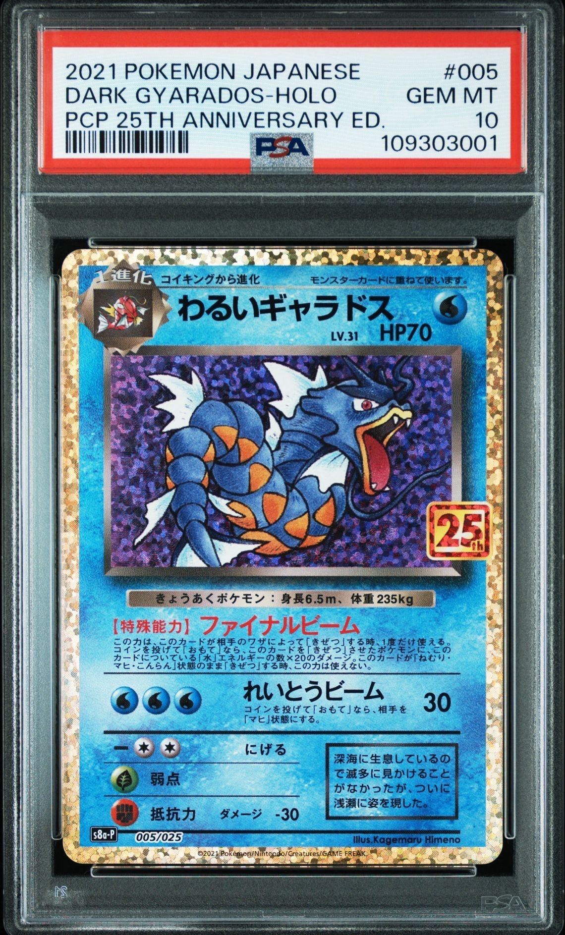 わるいギャラドス: プロモ[S8a-P 005/025](プロモカードパック 25th ANNIVERSARY edition)