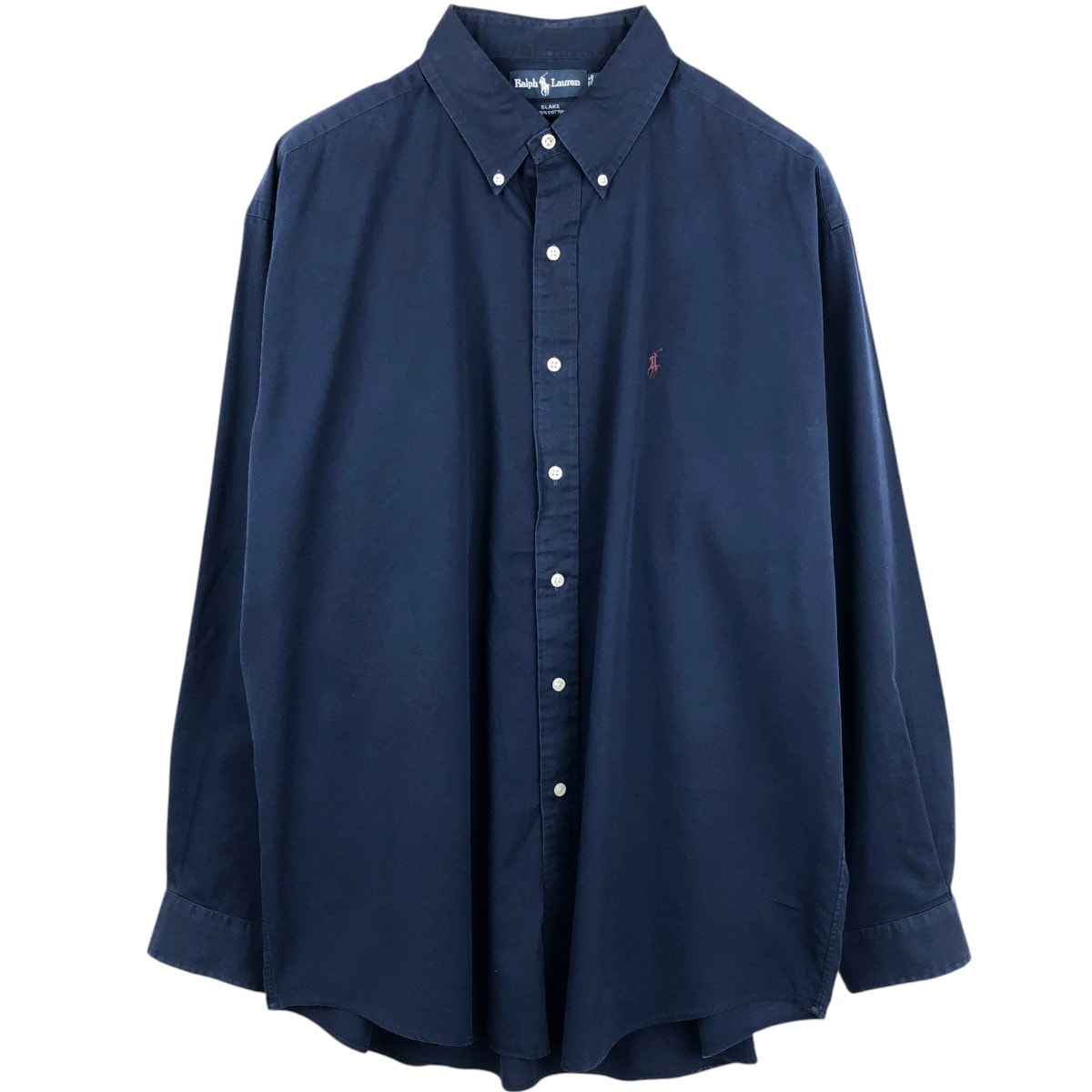 古着 ラルフローレン Ralph Lauren BLAKE 長袖 ボタンダウンシャツ メンズXL相当/eaa659890