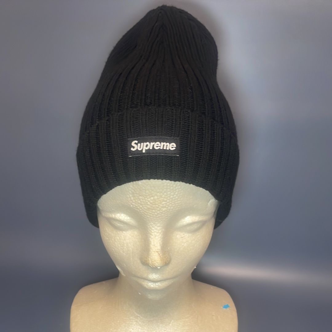 Supreme Overdyed Beanie "Black"(19SS)