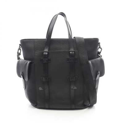 ルイ・ヴィトン LOUIS VUITTON クリストファートート トートバッグ バッグ レザー トリヨンレザー ノワール メンズ ブラック系 M58479 【中古】