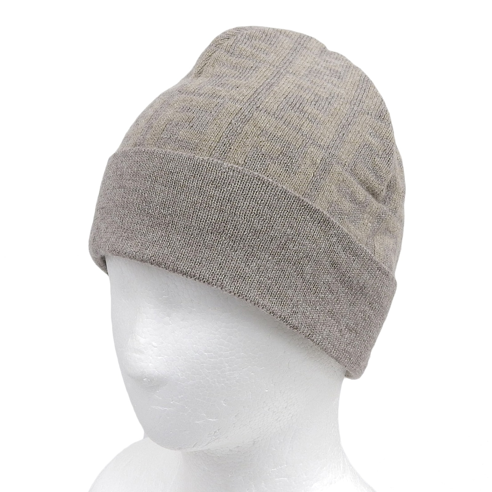 未使用品 フェンディ ニットキャップ ブラウンベージュ TU