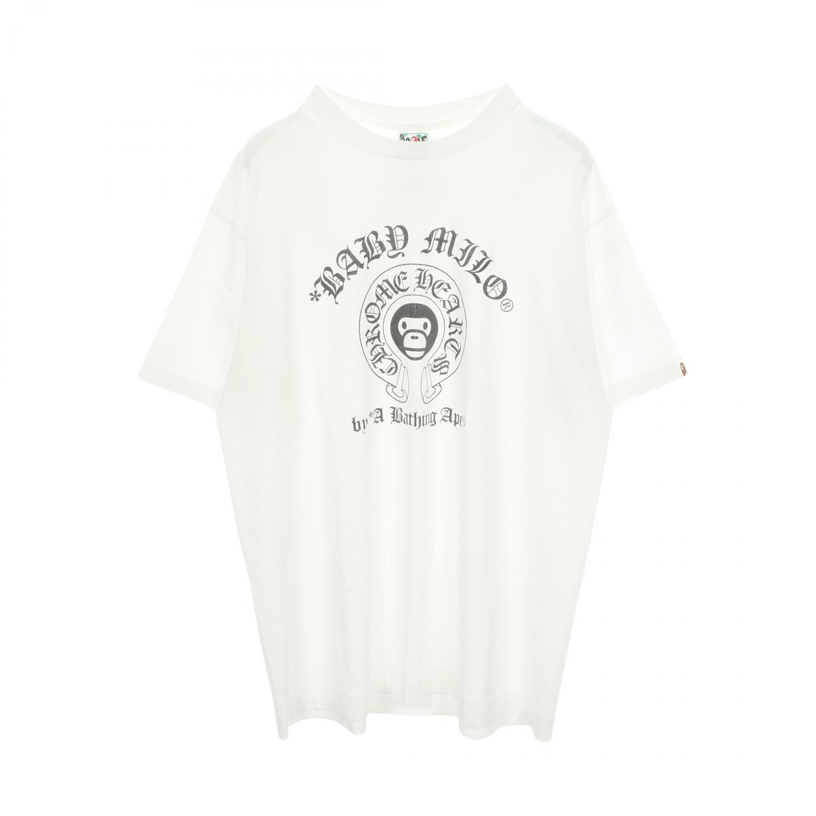 Chrome Hearts x A BATHING APE Baby Milo Print T-Shirt "White"