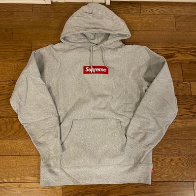 Supreme Box Logo Hooded Sweatshirt "Heather Grey" (16FW)