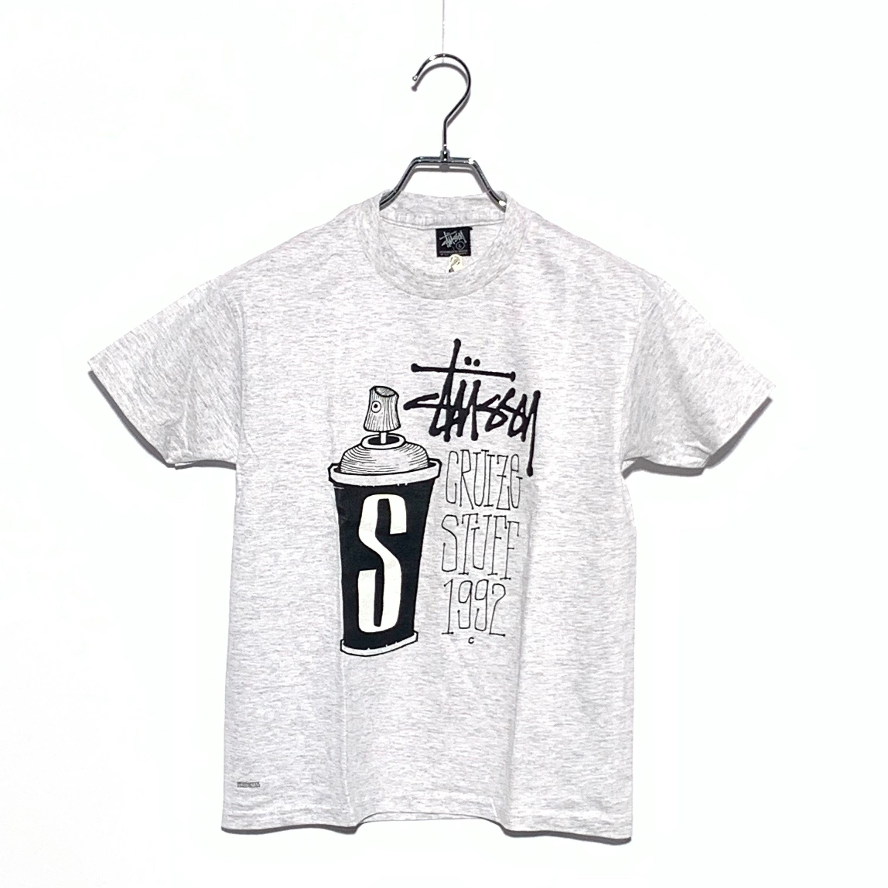 STUSSY BABY SPRAY CAN Tee gray