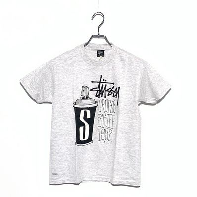 STUSSY BABY SPRAY CAN Tee gray