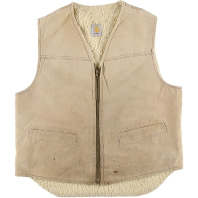古着 カーハート Carhartt ダックベスト メンズL相当/eaa561992
