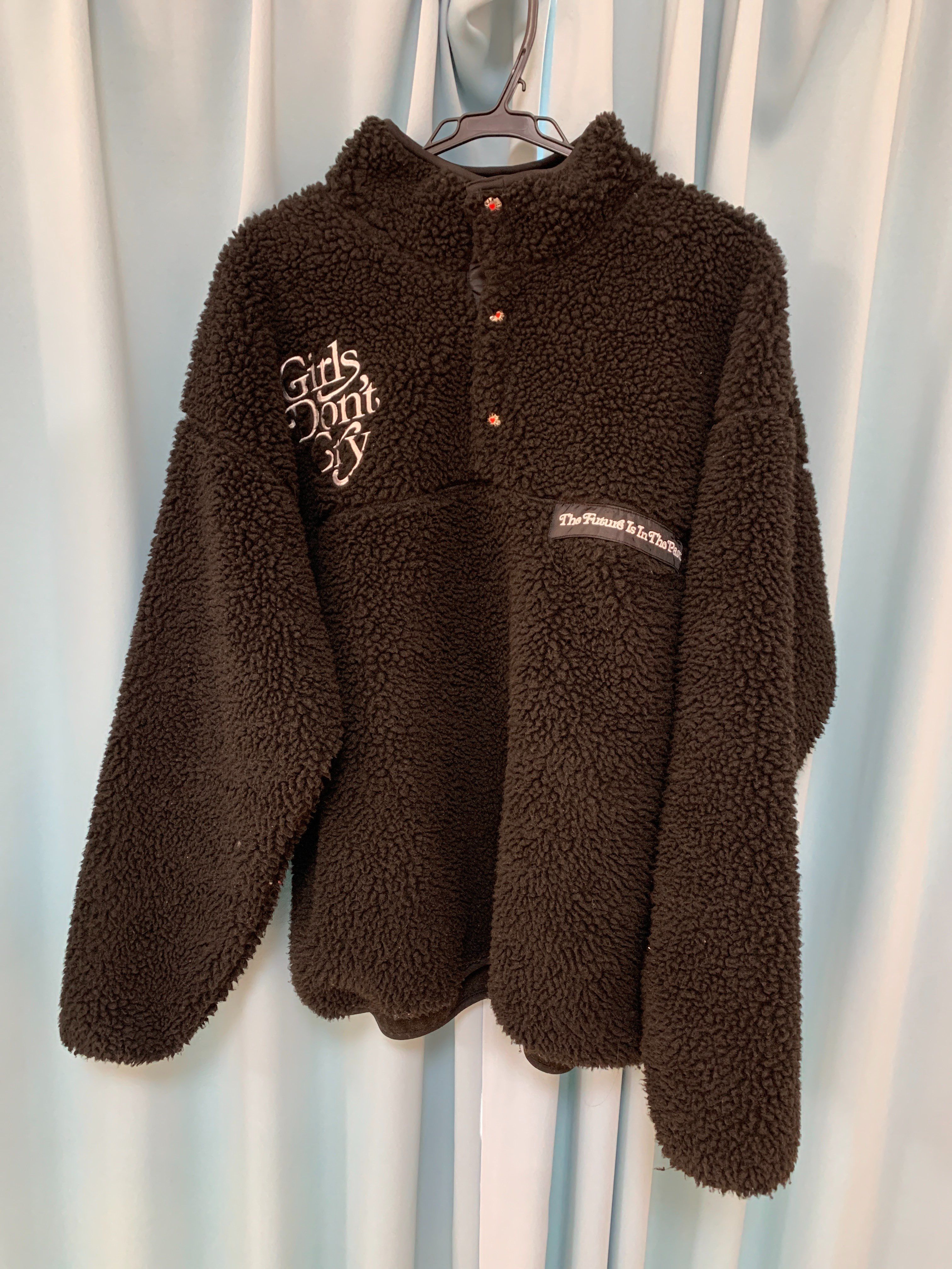 HUMAN MADE Girls Don ’t Cry fleece jacket "Black" / VERDY