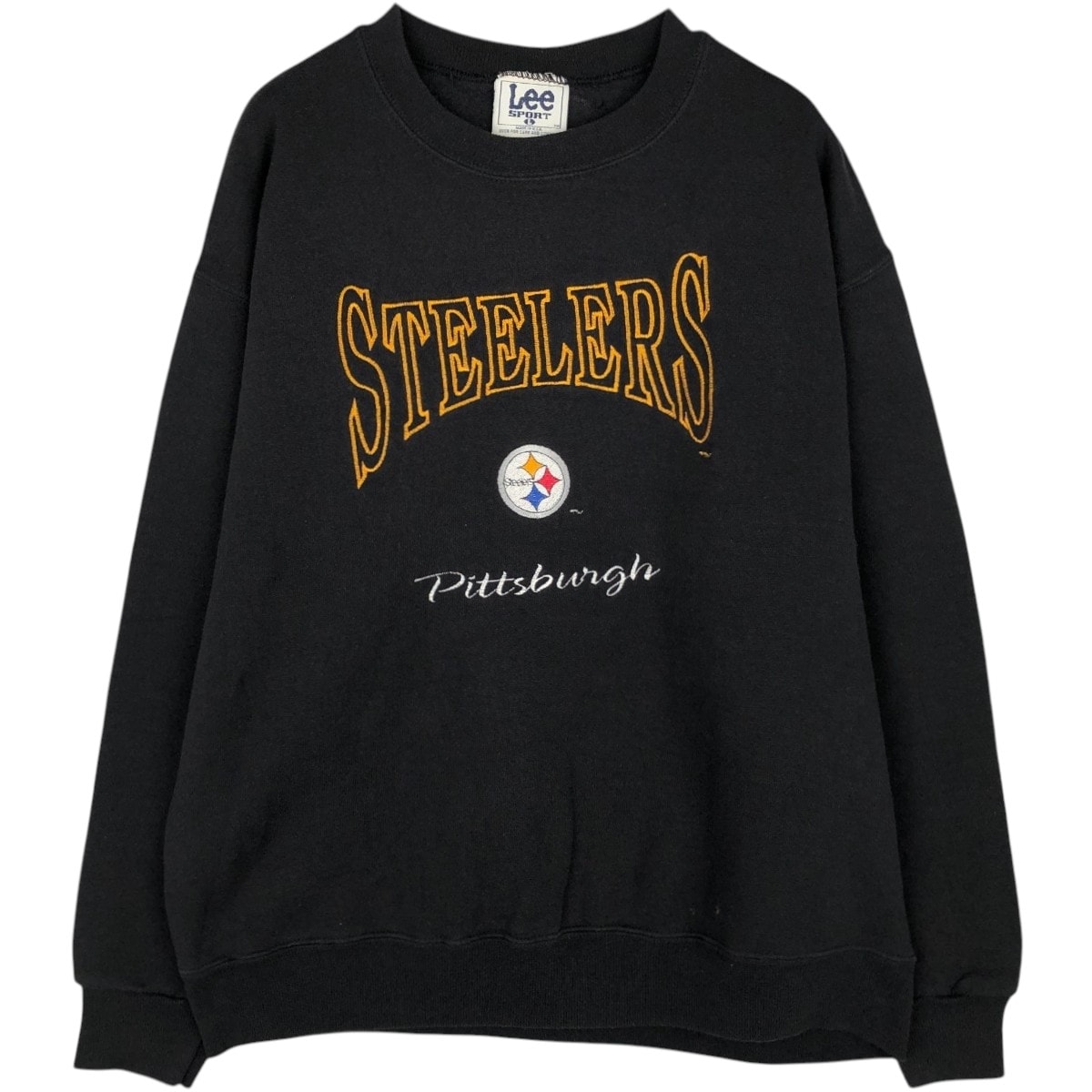 古着 90年代 リー Lee NFL PITTSBURGH STEELERS ピッツバーグスティーラーズ スウェットシャツ トレーナー USA製 メンズL相当 ヴィンテージ/eaa680638