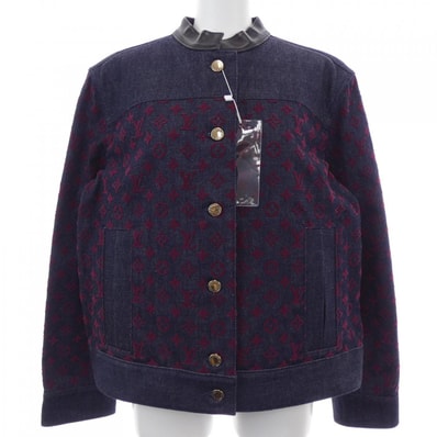 ルイヴィトン LOUIS VUITTON フロックド モノグラム FPJA35AAX デニムジャケット
