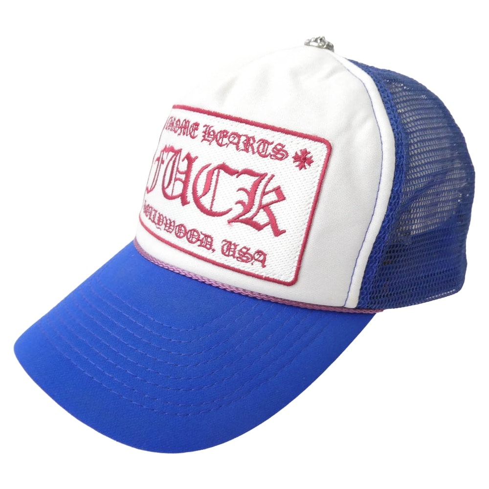 Chrome Hearts Tracker Cap Fuck "Blue"