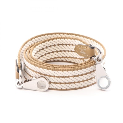 エルメス HERMES バンドリエール サングル コルダージュ ベージュマルファ グリペール ショルダーストラップ アクセサリー トワル / ヴォースイフト トワル レディース ベージュ系 【中古】