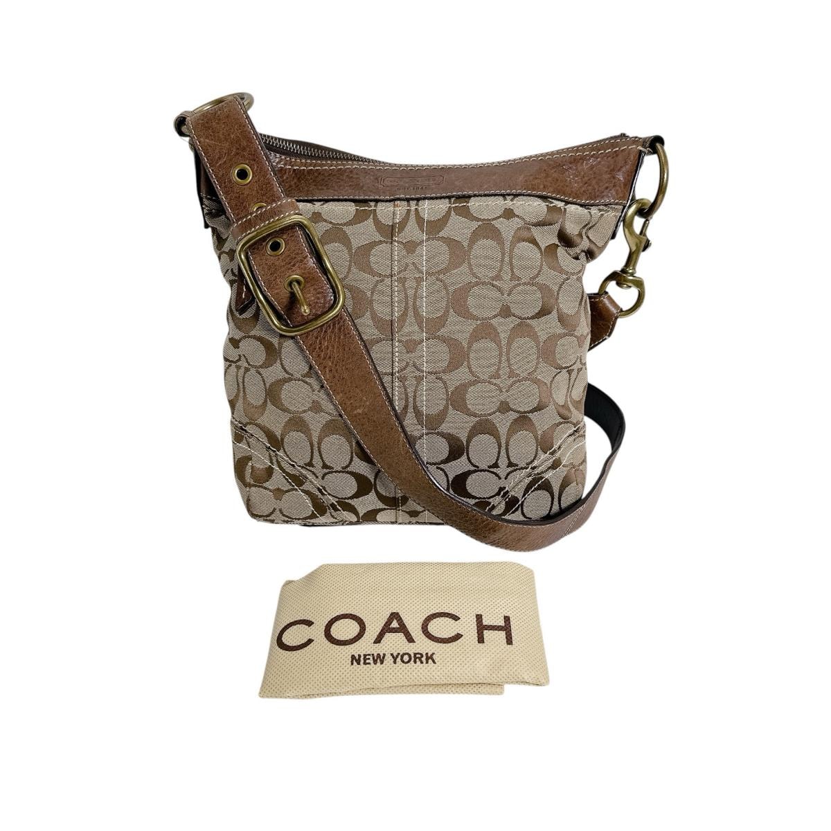 コーチ COACH 斜め掛け M0649 シグネチャー ショルダーバッグ