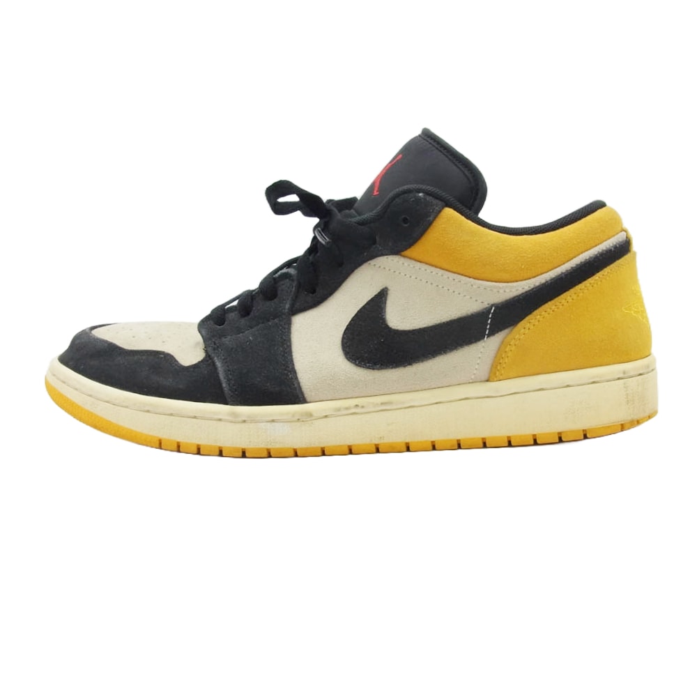 NIKE AIR JORDAN ナイキ ジョーダン スニーカー 553558-127 Air Jordan 1 Low Sail University Gold Black AJ1 エアジョーダン ロー セイル ユニバーシティ スニーカー 29cm【中古】