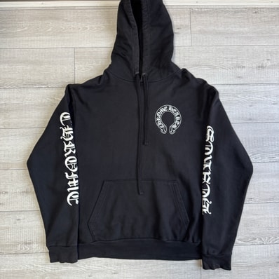 Chrome Hearts Matty Boy Chomper Horseshoe Hoodie "Black"