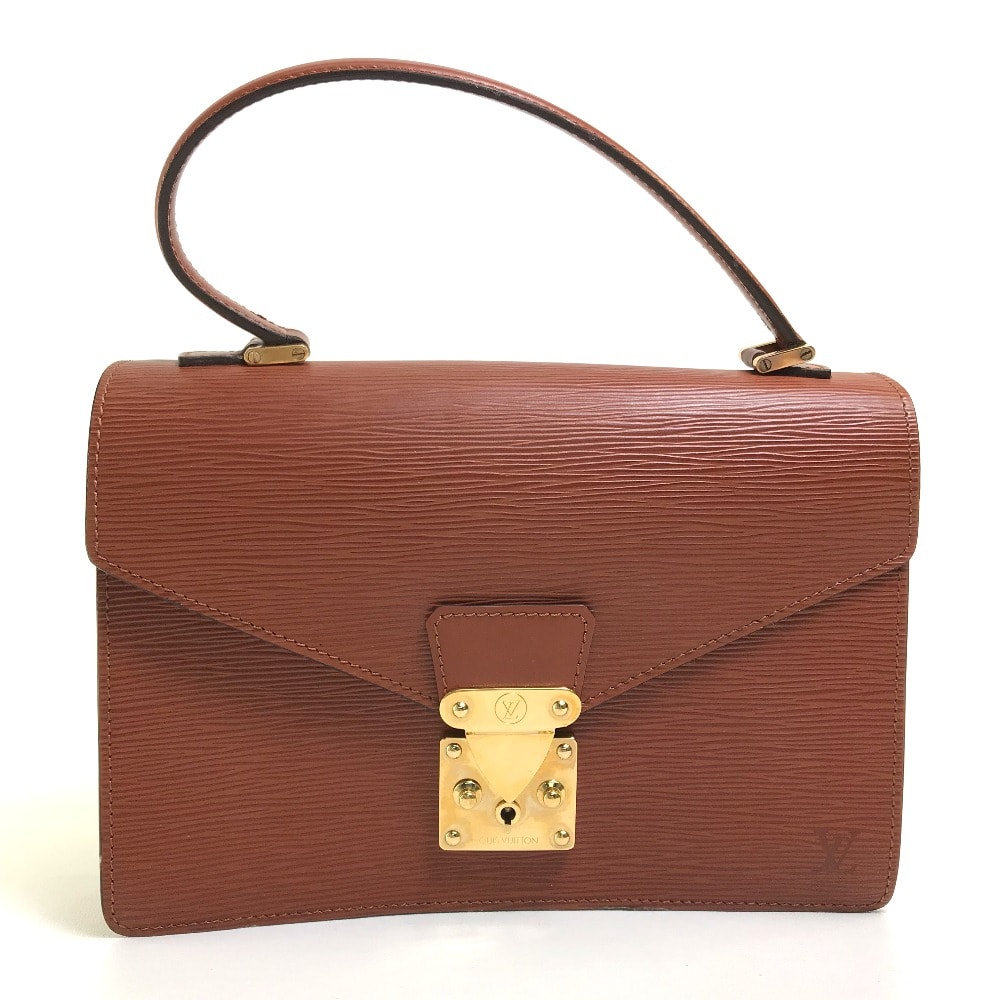 ルイヴィトン LOUIS VUITTON コンコルド M52133 エピ カバン ビジネスバッグ ハンドバッグ エピレザー ブラウン