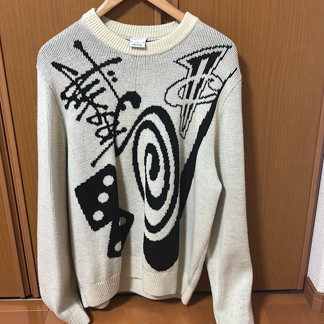 Stussy x Nike Icon Knit Sweater "Natural"