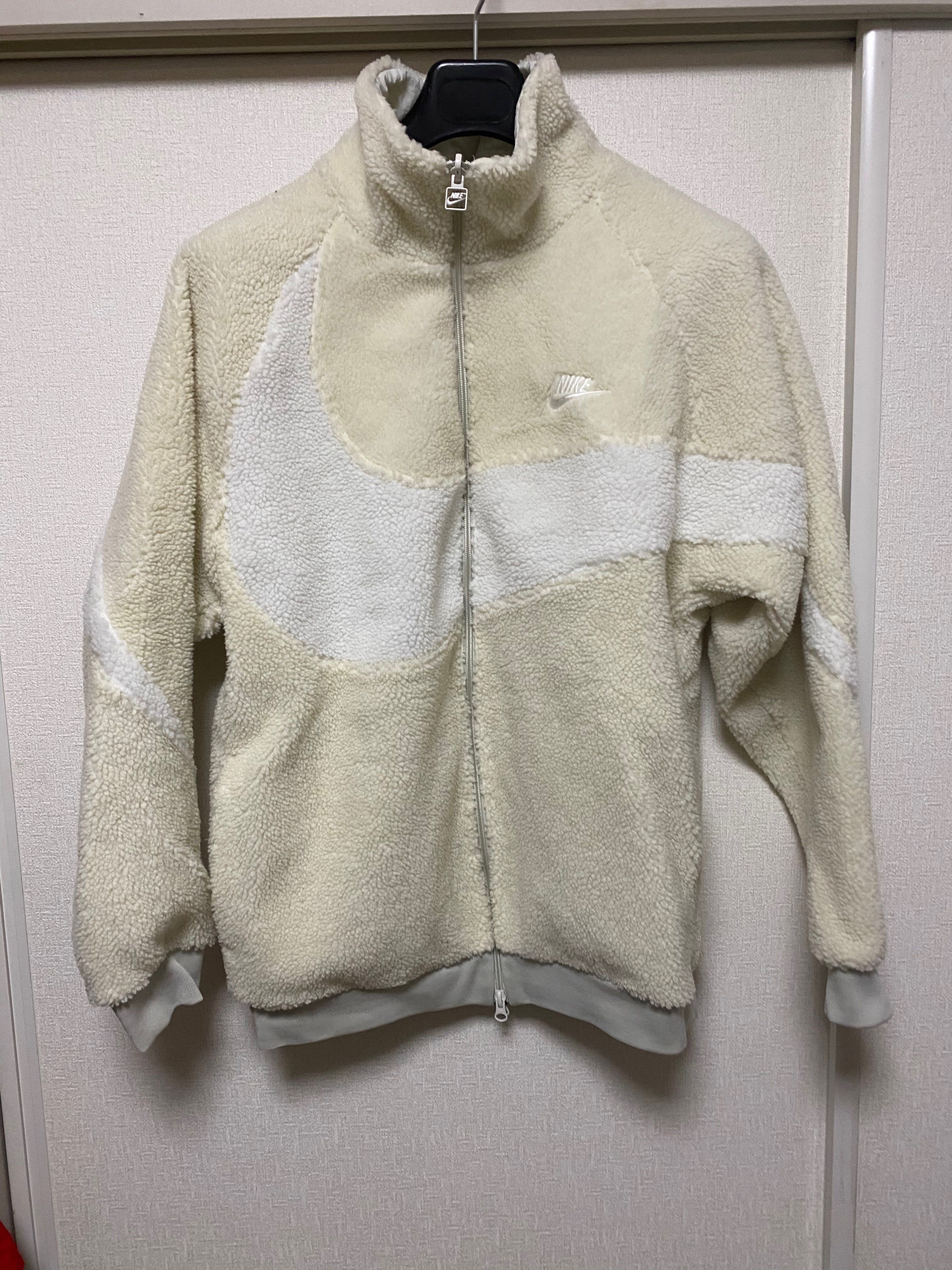 Nike Big Swoosh Boa Jacket "Light Bone/Sail"