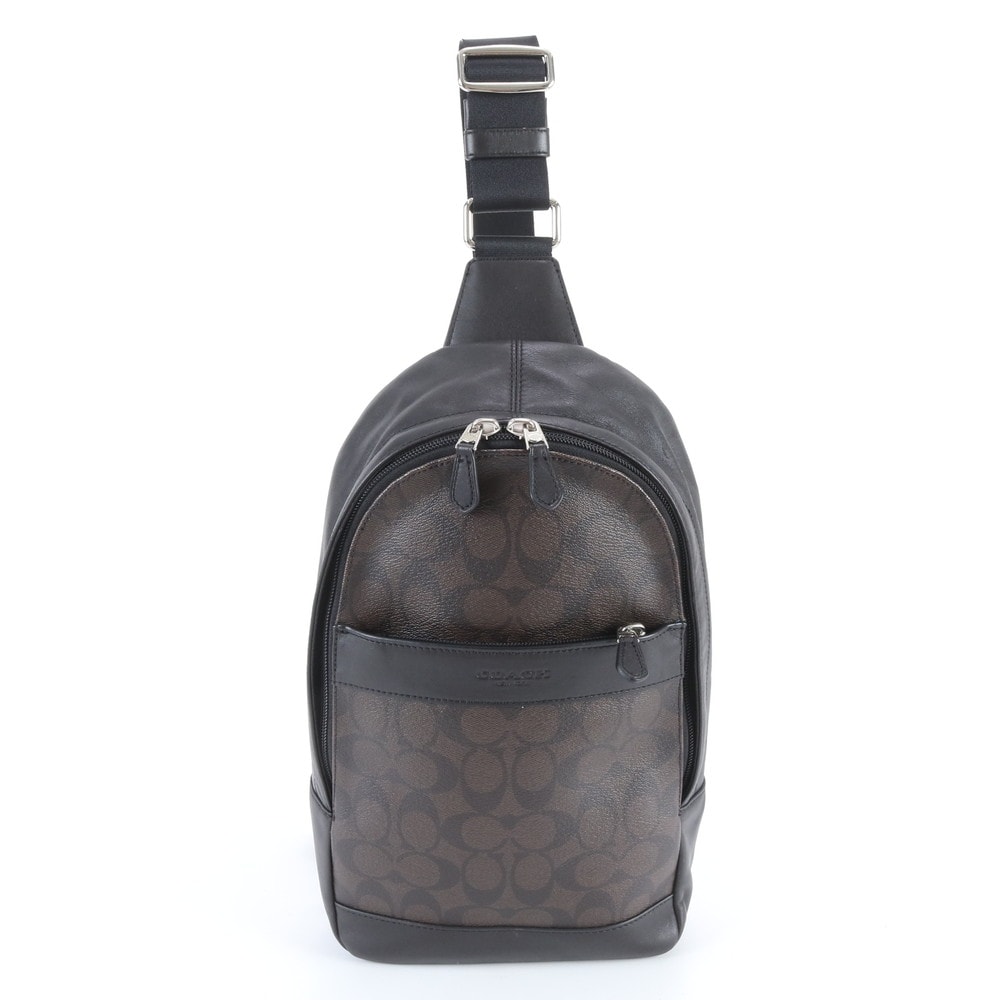 ■極美品 コーチ シグネチャーボディバッグ