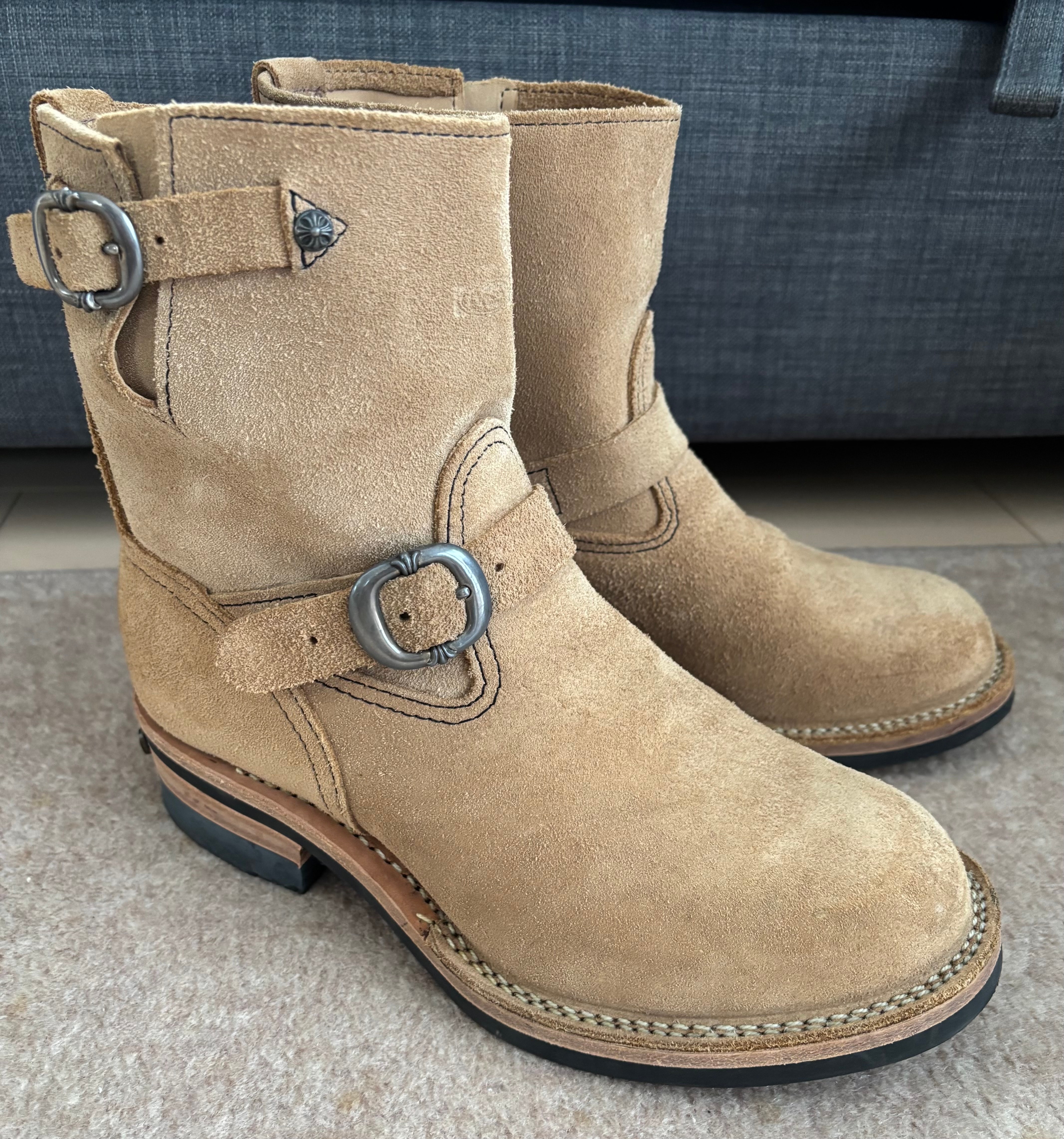 【美品・付属品完備】CHROME HEARTS WESCO BOSS ウエスコ ボス ベージュラフアウト