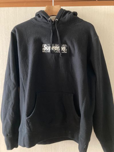 Supreme Bandana Box Logo Hooded Sweatshirt "Black"