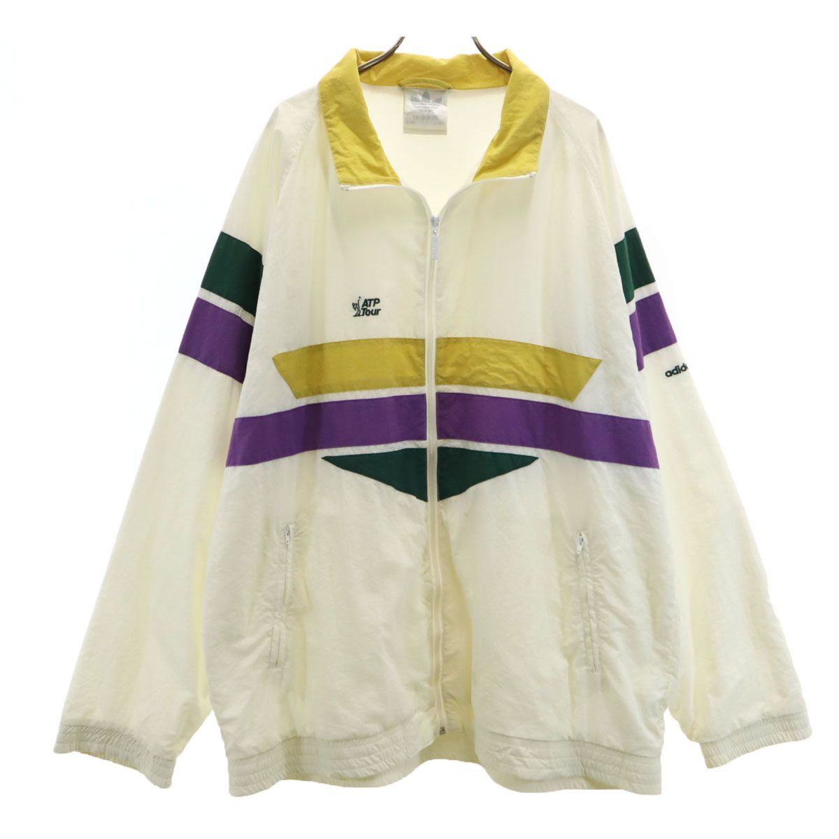 adidas アディダス 80s ATP tour ヴィンテージ トラックジャケット XL アイボリー