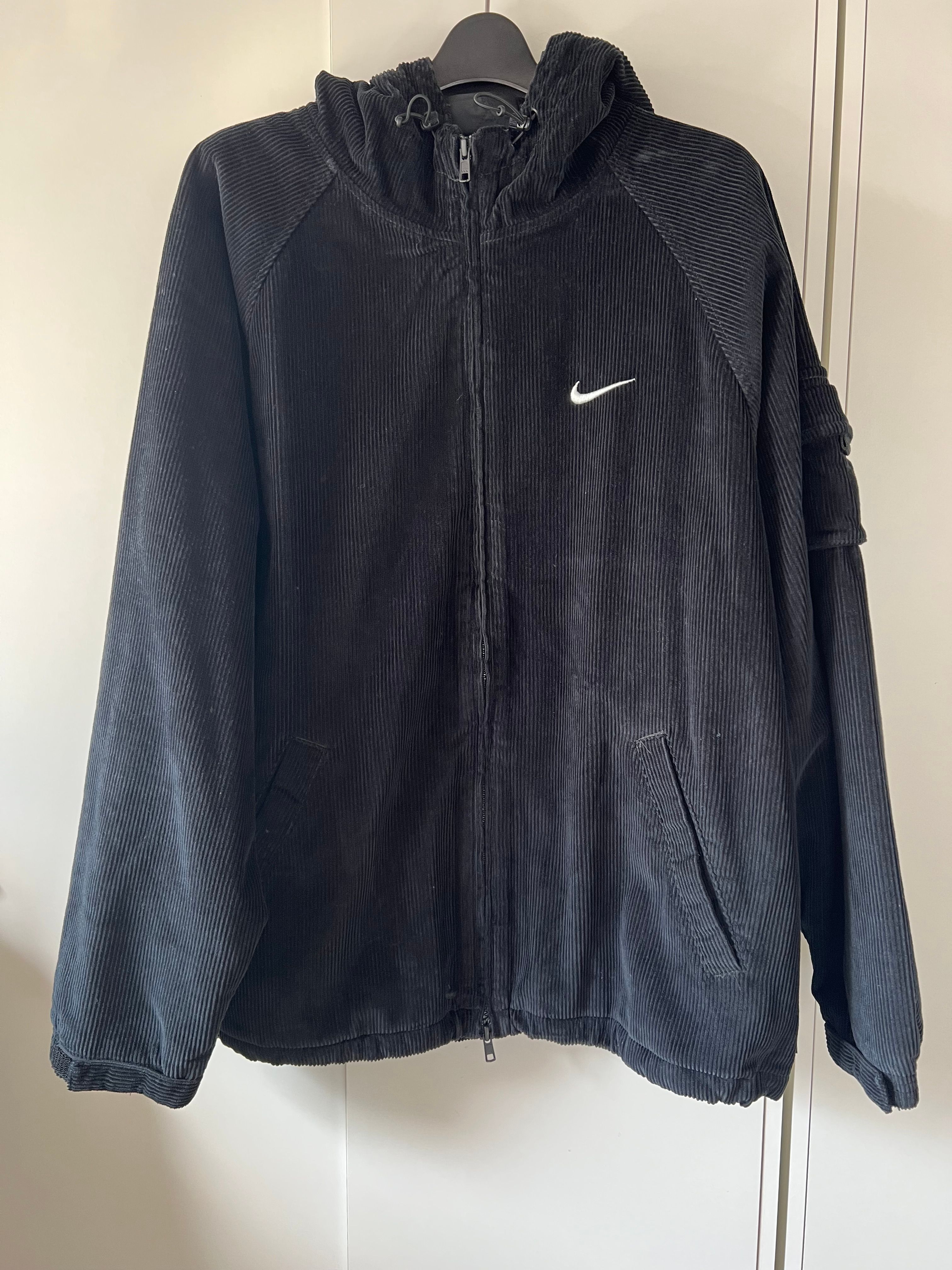 Supreme / Nike Arc Corduroy Hooded Jacket "Black"