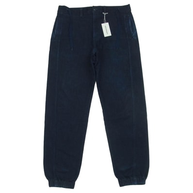 DESCENDANT ディセンダント 18AW 182ATDS-PTM02 SHORE DENIM PANTS CACHALOT カシャロ刺繍 イージー デニム パンツ インディゴブルー系 M 2【中古】