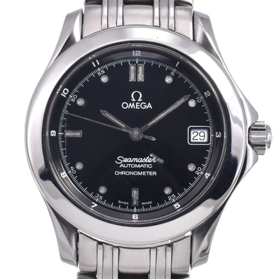 オメガ OMEGA 2501.50 シーマスター ブラック 自動巻き メンズ 腕時計 O#148767