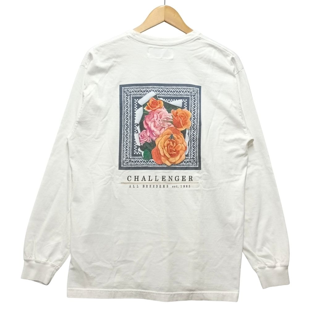 CHALLENGER チャレンジャー L/S ROSE BANDANA TEE ローズ バンダナ プリント 長袖Tシャツ 54751