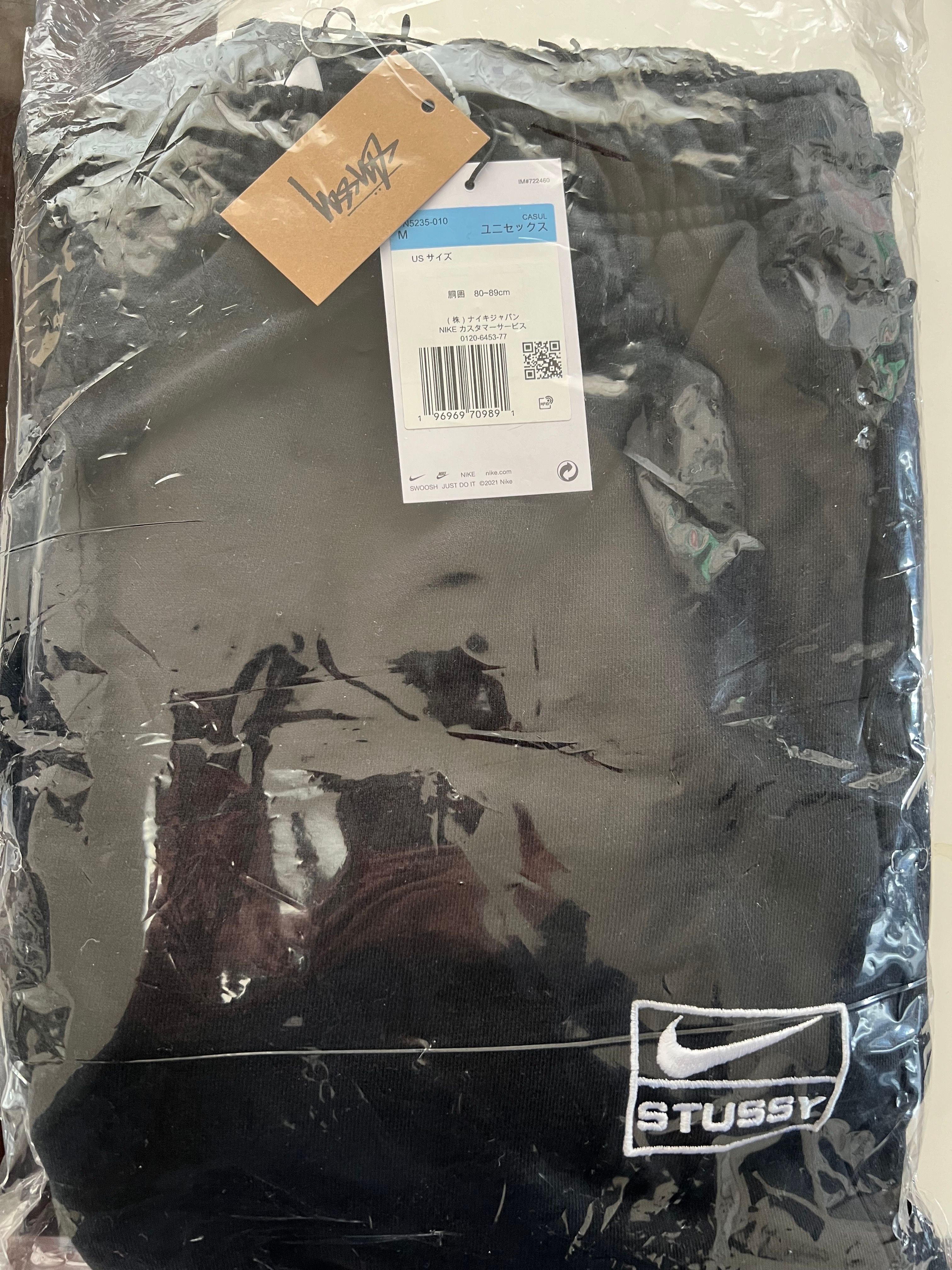 Stussy x Nike Stone Washed Fleece Pant "Black" (US Size) FN5235-010