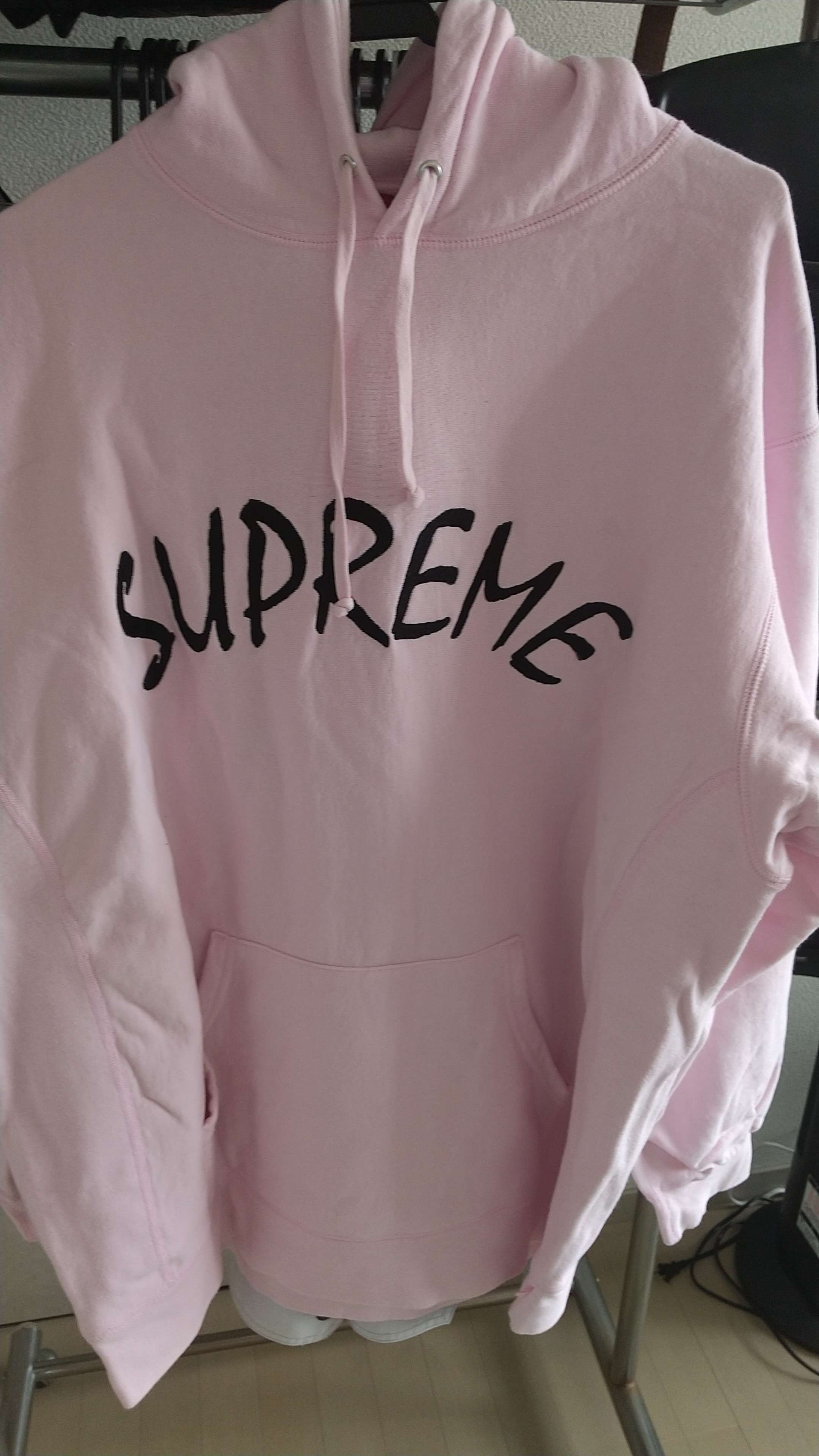 Supreme FTP Arc Hooded Sweatshirt "Pink"