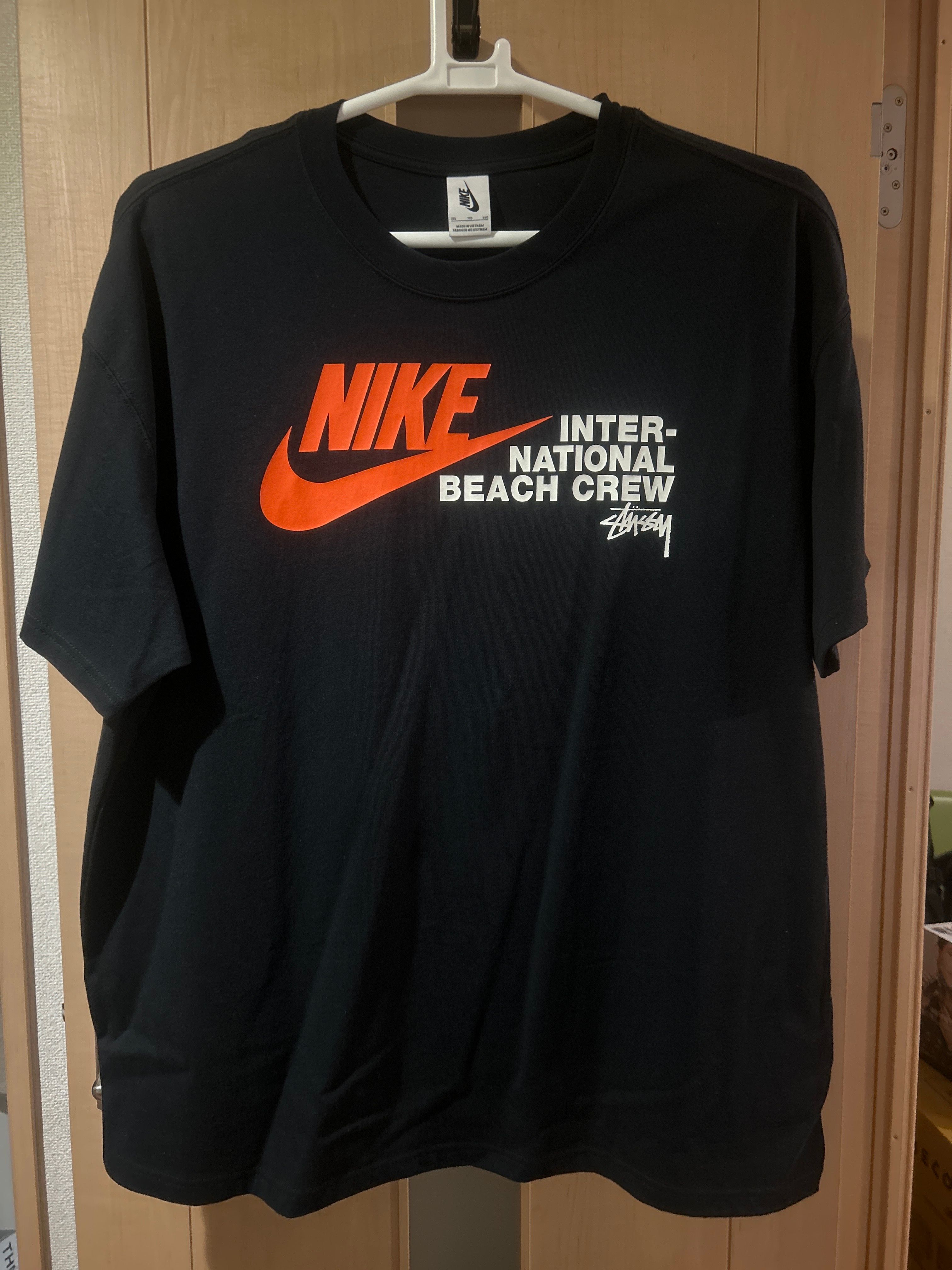 Nike x Stussy International Beach Crew T-Shirt "Black"