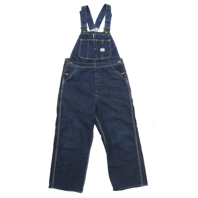 Lee リー オーバーオール 95748 日本製 コットン デニム オーバーオール インディゴブルー系 36【中古】