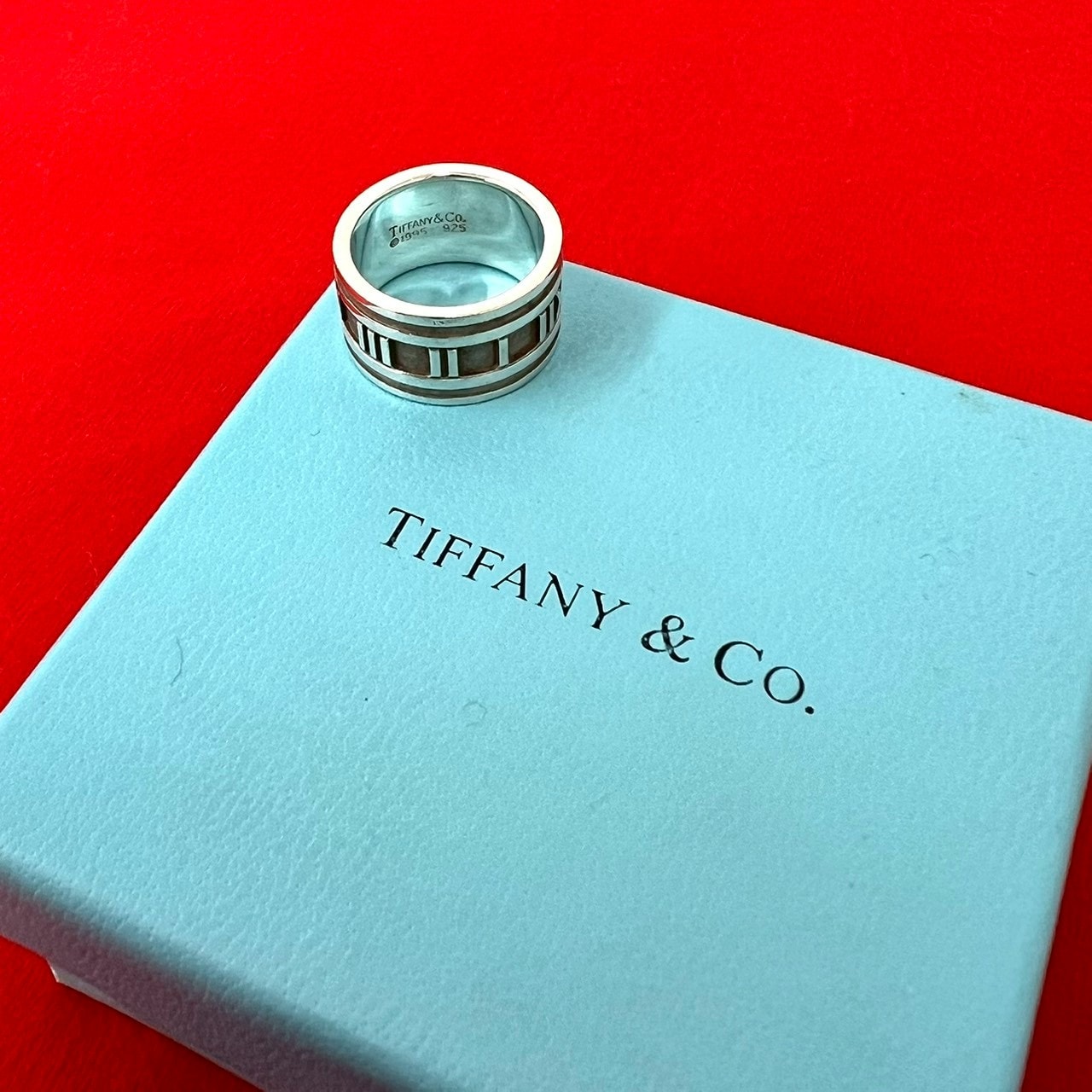 TIFFANY&Co. ティファニー ワイド アトラス リング シルバー925 リング・指輪 13号 シルバー
 26452