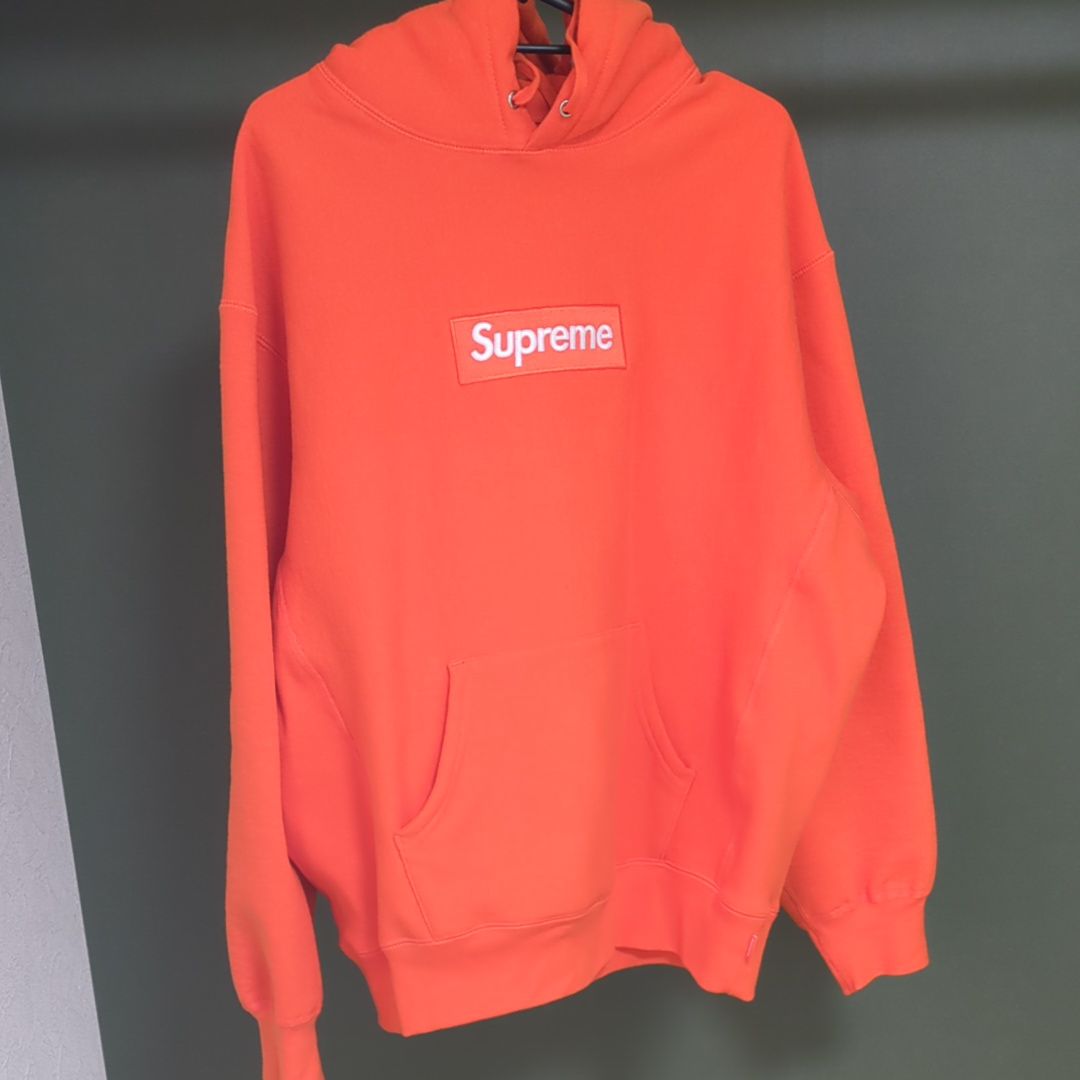 Supreme Box Logo Hooded Sweatshirt "Orange" (24FW)