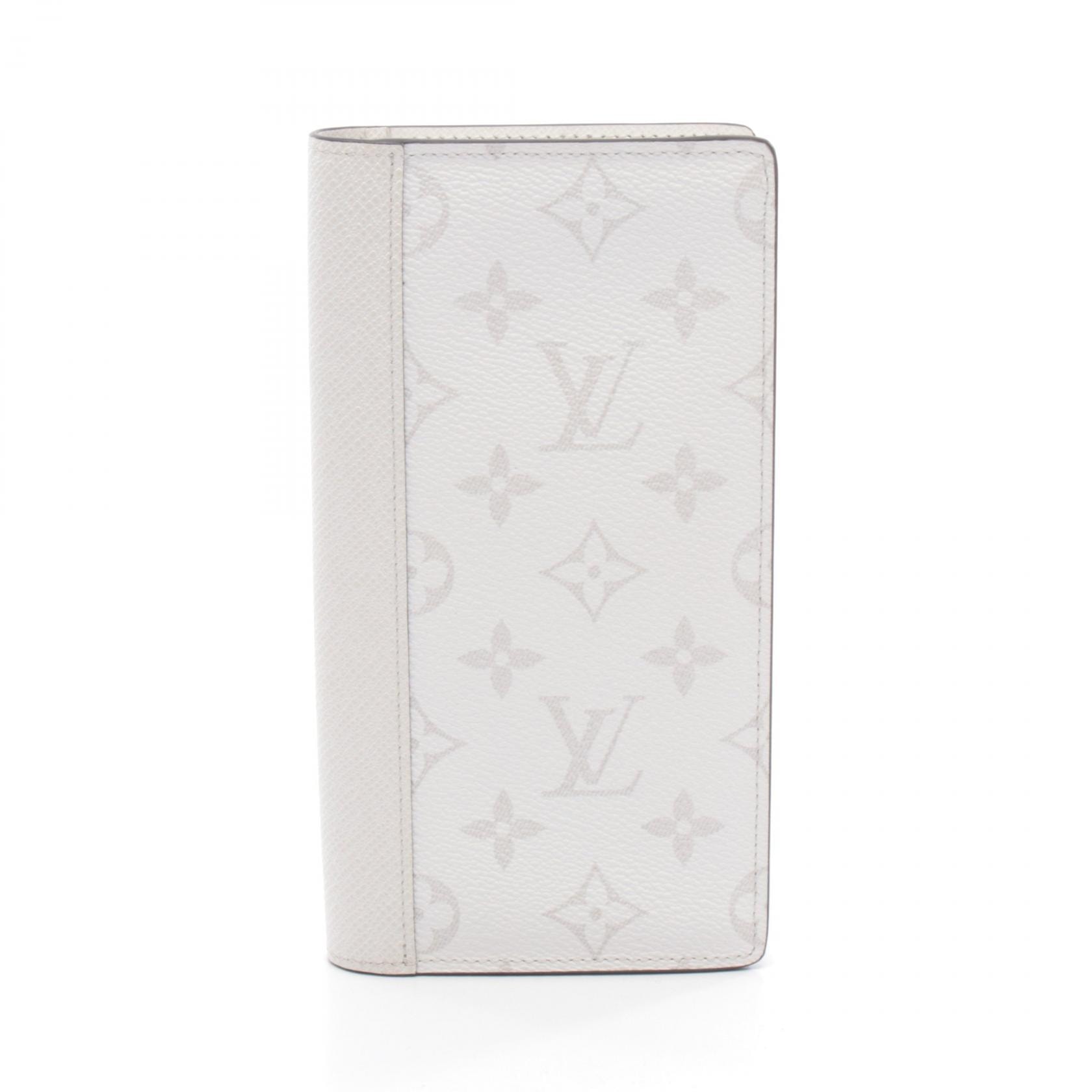 ルイ・ヴィトン LOUIS VUITTON ポルトフォイユブラザ 二つ折り長財布 財布 レザー タイガラマ ブロン メンズ グレー系 M30298 【中古】