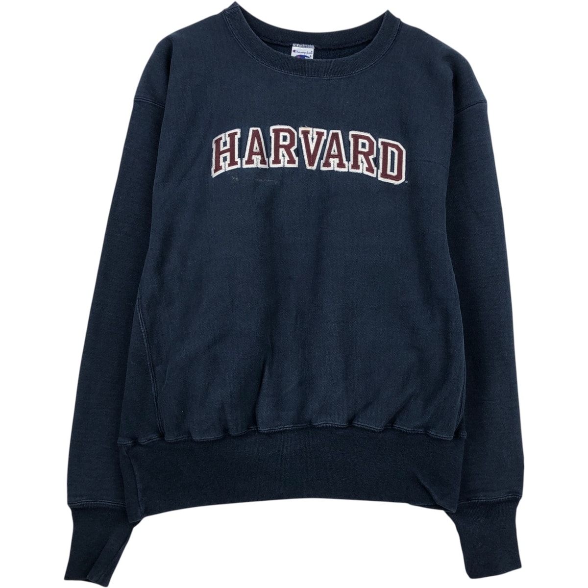 古着 90年代 チャンピオン Champion REVERSE WEAVE リバースウィーブ 刺繍タグ HARVARD ハーバード大学 カレッジスウェットシャツ トレーナー メンズL相当 ヴィンテージ/eaa633770