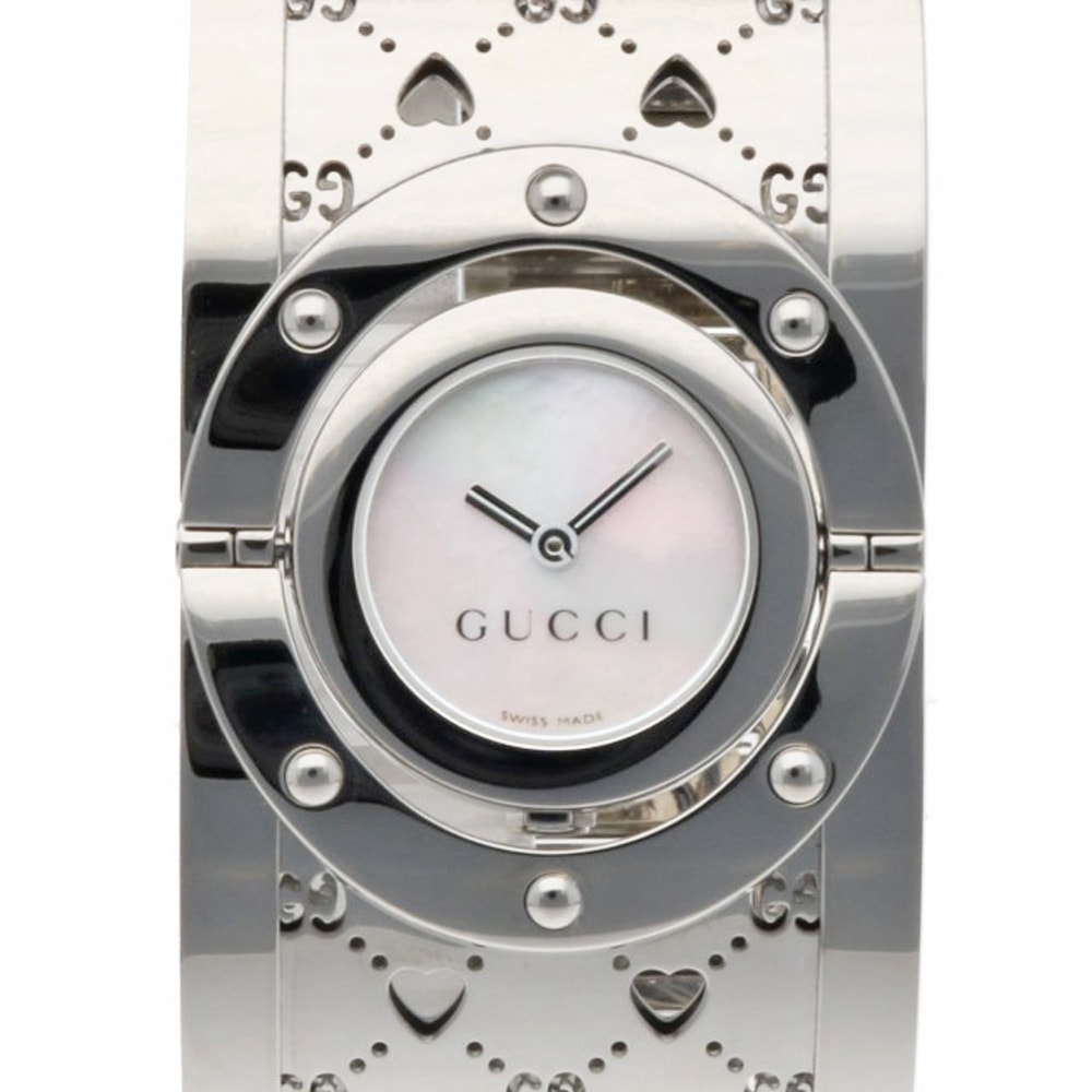 グッチ トワール 腕時計 時計 ステンレススチール 112 クオーツ レディース 1年保証 GUCCI  中古
