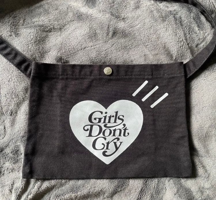 HUMAN MADE Girls Don't Cry Satchel "Black" / VERDY