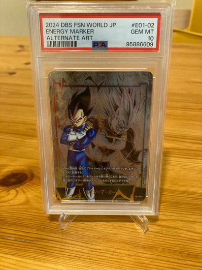 最安値】エナジーマーカー ベジータ E01-02 PSA10 PSA10】ベジータ 最安値】エナジーマーカー ベジータ E01-02 PSA10 PSA10】ベジータ
