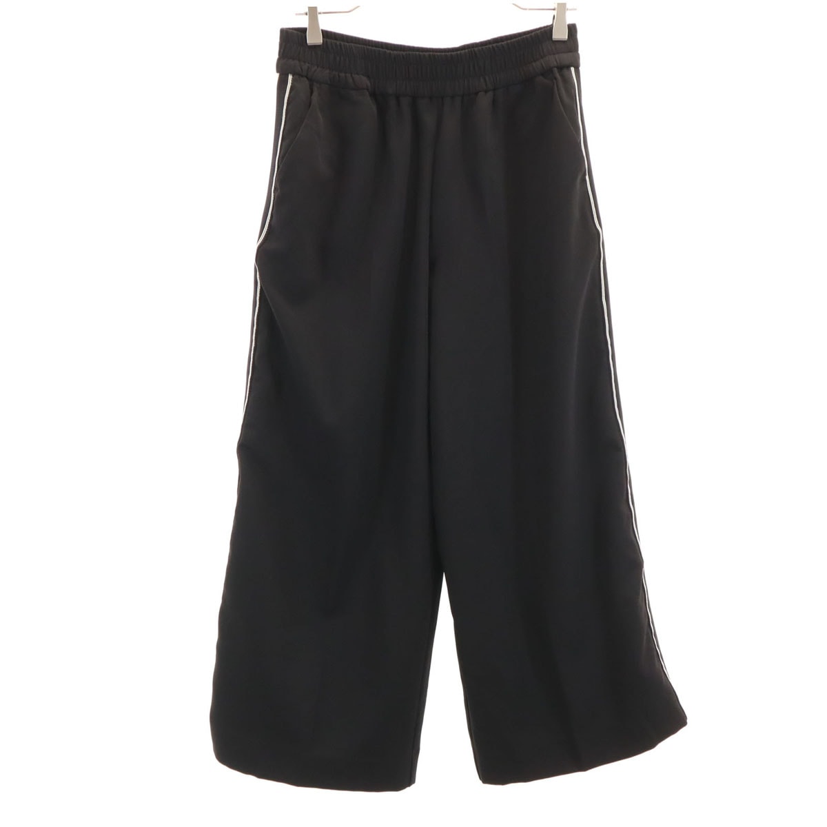 ZARA ザラ ライン パンツ L ブラック