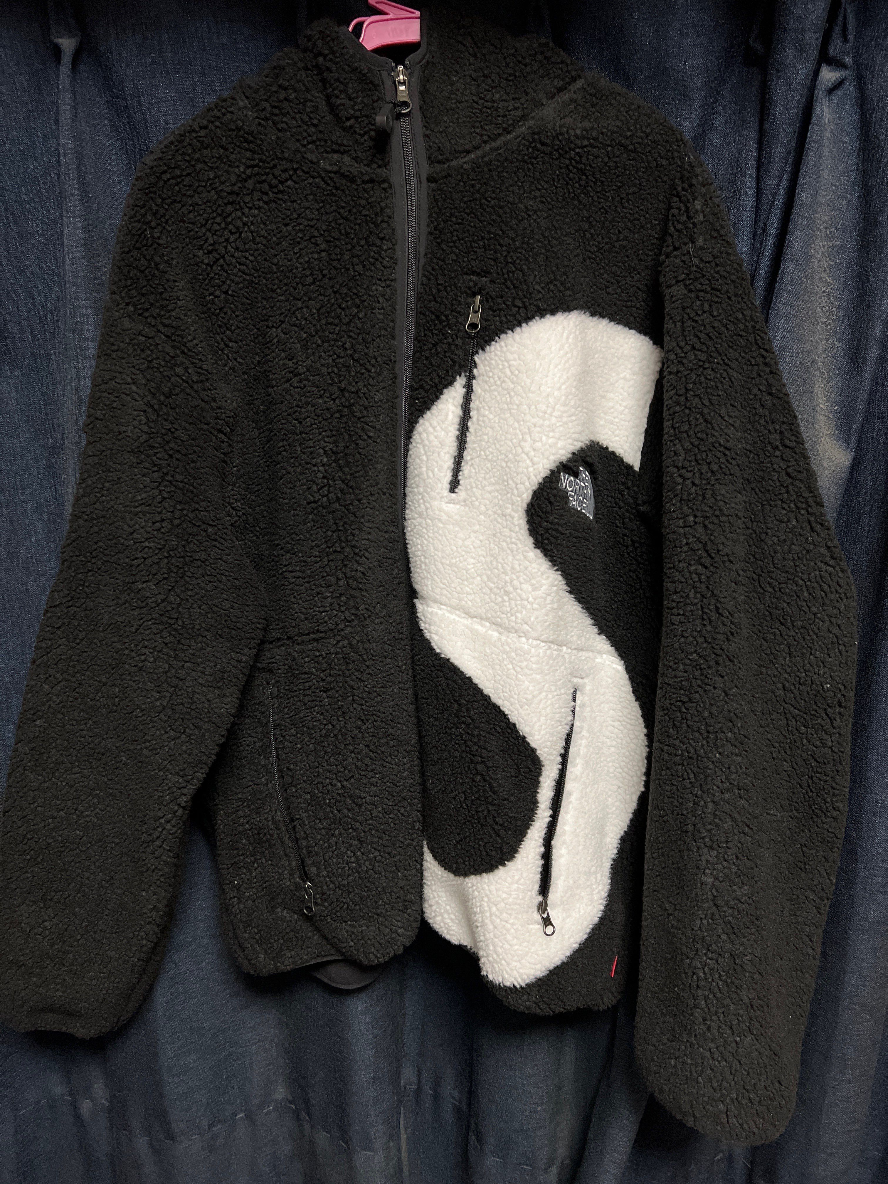 Supreme x The North Face S Logo Hooded Fleece Jacket "Black"