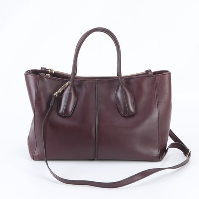 ■美品 トッズDスタイリング ハンドバッグ レザー