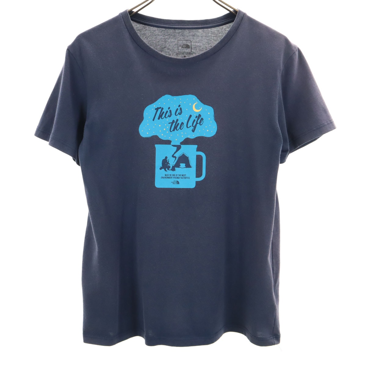 THE NORTH FACE ザノースフェイス 半袖 Tシャツ M ネイビー系 アウトドア NT31531