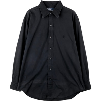 古着 ラルフローレン Ralph Lauren POLO by Ralph Lauren ANDREW 長袖 コットンシャツ メンズM相当/eaa669038
