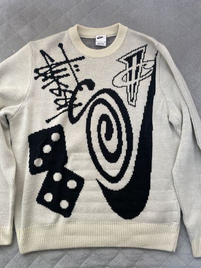 Stussy x Nike Icon Knit Sweater "Natural"