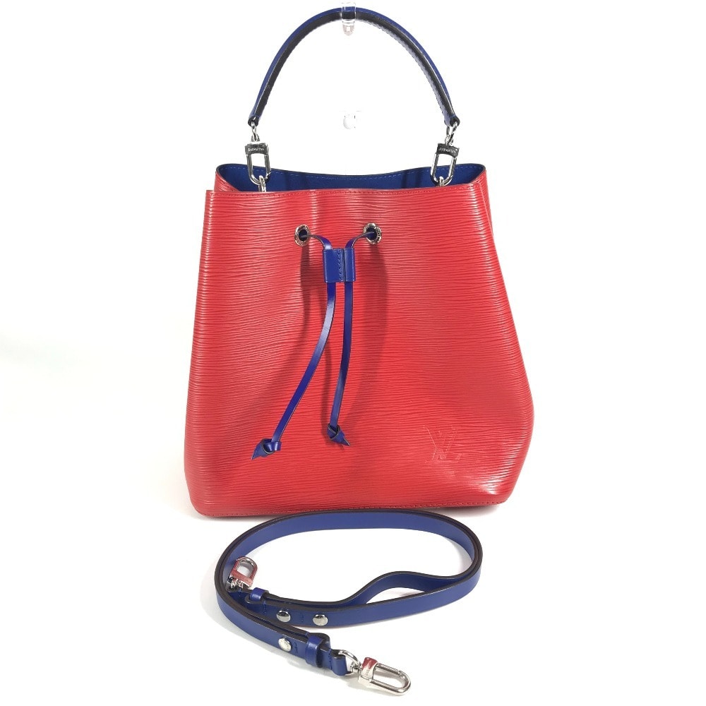 ルイヴィトン LOUIS VUITTON ネオノエ M54365 エピ バイカラー バケツ型 肩掛け カバン 2WAYバッグ ハンドバッグ ショルダーバッグ エピレザー コクリコ レッド 美品