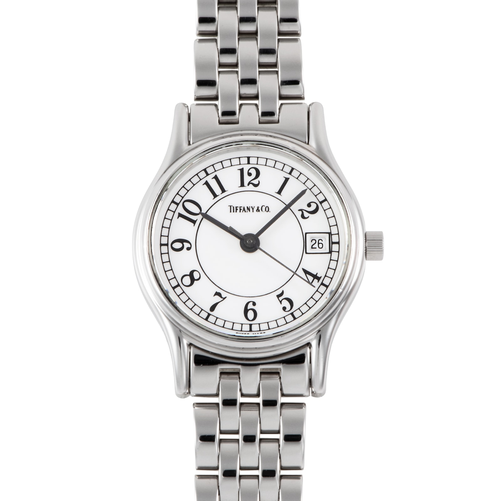 TIFFANY&Co. ティファニー クラシック ラウンド ステンレススチール【中古】